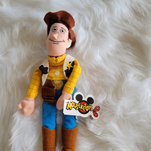 Disney Woody Plush Toy - Brown and Yellow - Picture 2 of 3